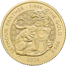 1/4 oz Tudor Beasts Seymour Panther | Oro | 2026