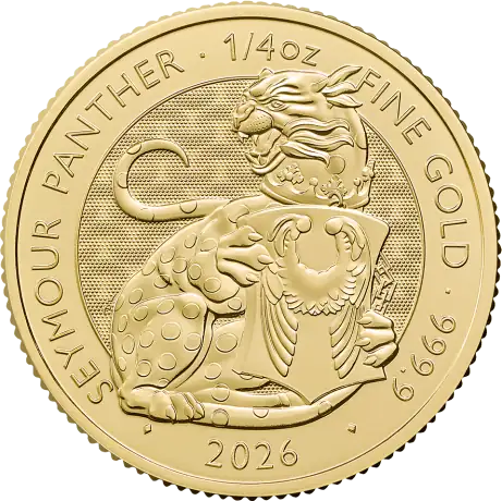 1/4 oz Tudor Beasts Seymour Panther | Oro | 2026