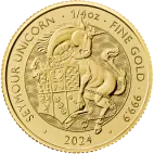 1/4 oz Tudor Beasts Unicorn Gold Coin | 2024