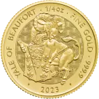 1/4 oz Tudor Beasts Yale of Beaufort Gold Coin | 2023