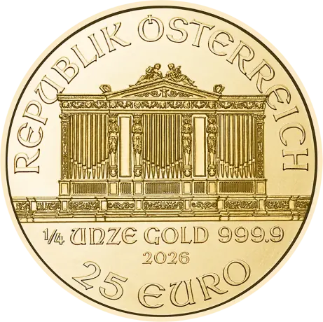 1/4 oz Wiener Philharmoniker Goldmünze | 2026