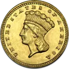 1 Dollar Grand Indian Princess | Gold | 1856-1889