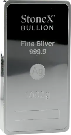 1 Kilo Silver Coin Bar | StoneX