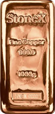 1 Kilo Kupferbarren | StoneX