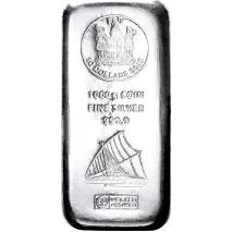 1 Kilogram Fidżi Srebrna Moneta Sztabka | Argor-Heraeus | Uszkodzona