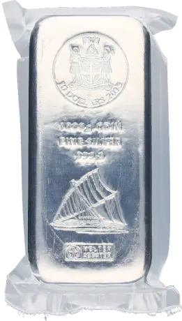 Серебряный слиток Фиджи 1 кг Argor-Heraeus (Fiji Coin Bar)