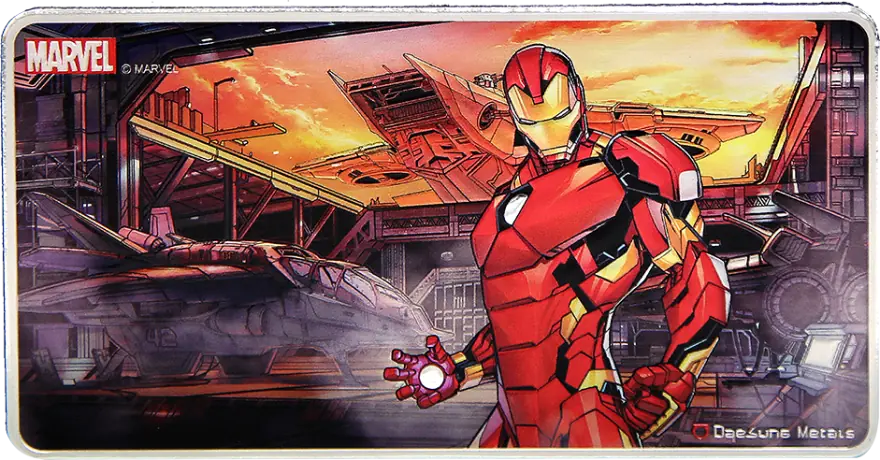 1 Kilogram Iron Man Srebrna Sztabka | Marvel