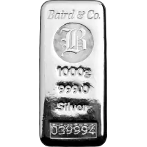 1 Kg Lingotto d'argento | Baird & Co.