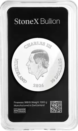 1 Kilo Coin Bar de Plata | StoneX