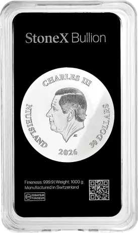 1 Kilo Coin Bar de Plata | StoneX