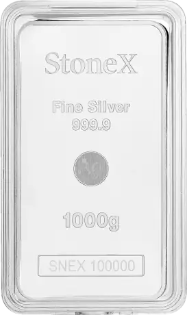 1 Kilo Coin Bar de Plata | StoneX