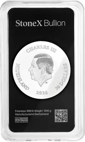 1 Kg Coinbar | Lingotto e moneta d'argento | StoneX