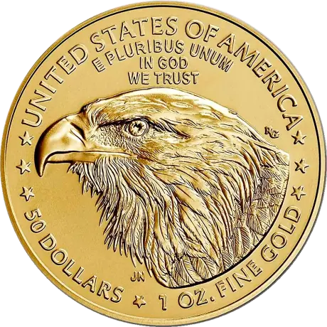 1 oz American Eagle Gold Coin (2021) new design