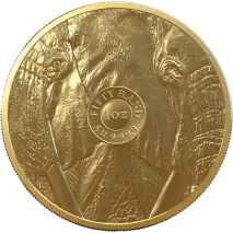 1 oz Big 5 Elephant Pi&egrave;ce d'Or | 2022