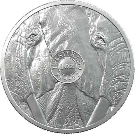 1 oz Big 5 Elephant Platinm&uuml;nze | 2023