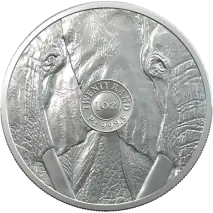 1 oz Big 5 Elephant Platinm&uuml;nze | 2023