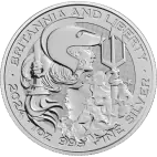 1 oz Britannia and Liberty Silver Coin | 2024