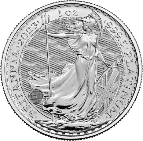 1 oz Britannia Charles III Platinum | 2023