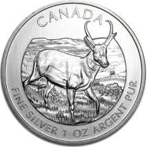 1 Uncja Kanadyjska Antylopa Srebrna Moneta | 2013