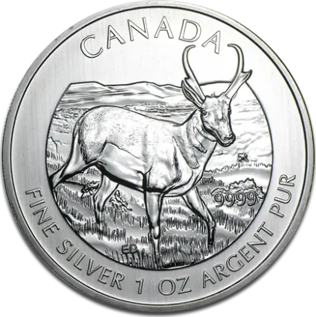 1 Uncja Kanadyjska Antylopa Srebrna Moneta | 2013
