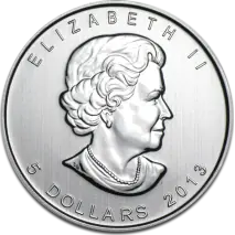 1 Uncja Kanadyjska Antylopa Srebrna Moneta | 2013