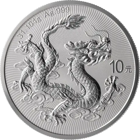 1 oz Drag&oacute;n Chino | Plata | 2026