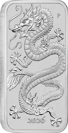 1 oz Dragon Rectangular Silver Coin | 2026