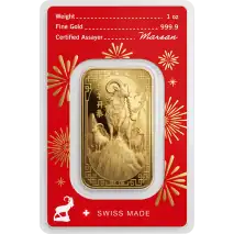 1 oz Lingotto d'Oro | Argor-Heraeus | Anno della Capra | 2027