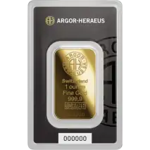 1 oz Lingotto d'Oro | Argor-Heraeus