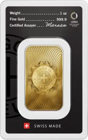 1 oz Sztabka Złota | Argor-Heraeus