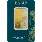 1 oz Gold Bar Lady Fortuna 45th Anniversary | PAMP