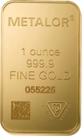 1 oz Gold Bar | Metalor