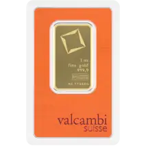 1 oz Lingote de Oro | Valcambi