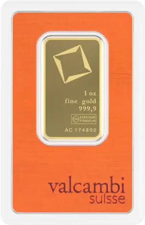 1 oz Gold Bar Valcambi For Sale | Competitive Gold Price |...