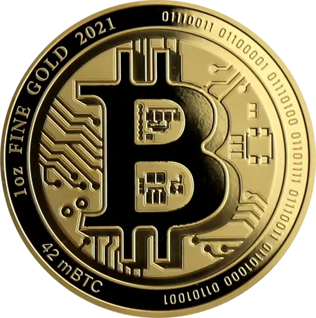 1 oz Gold Bitcoin (2021)