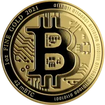1 oz Gold Bitcoin (2021)