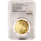 1 oz Gold Britannia Mint Error Coin MS-65 NGC