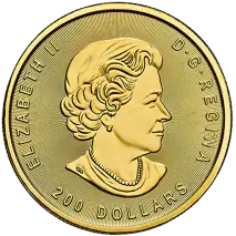 1 oz Klondike Gold Rush Moneda de oro | 2021 | Ampolla Da&ntilde;ada
