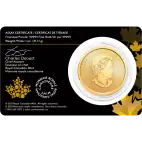 1 oz Klondike Gold Rush Panning for Gold .99999 Moneda de oro (2021)