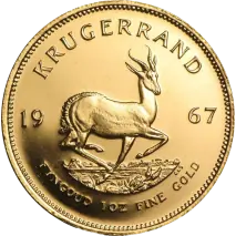 1 oz Krugerrand Złota Moneta | 1967