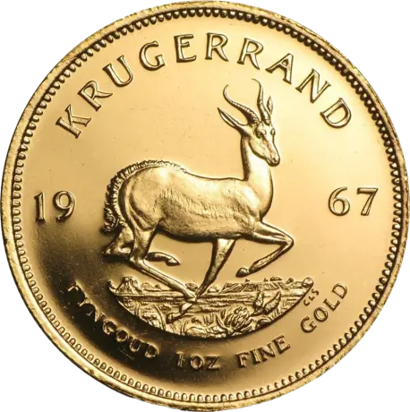 1 oz Krugerrand Złota Moneta | 1967