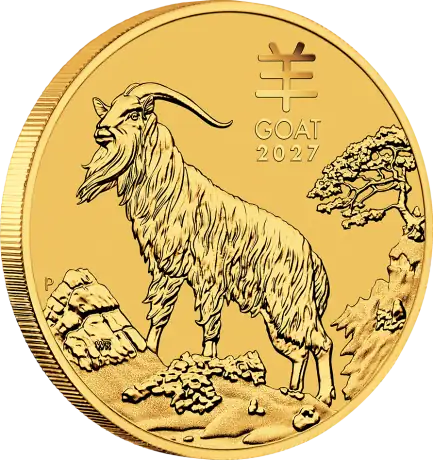 1 oz Lunar III Goat Gold Coin | 2027