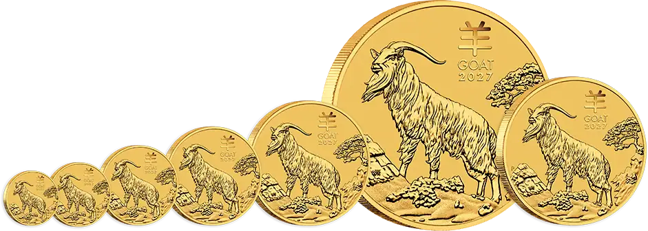 1 oz Lunar III Goat Gold Coin | 2027