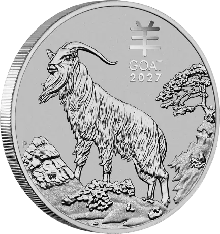 1 oz Lunar III Goat Platinum Coin | 2027