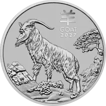 1 oz Lunar III Ch&egrave;vre | Platine | 2027