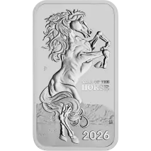 1 oz Lunar III Horse Rectangular Silver Coin | 2026