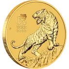 1 oz Lunar III Tiger Gold Coin | 2022