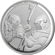 1 oz Marvel Captain America vs Thanos Silver Coin | 2025