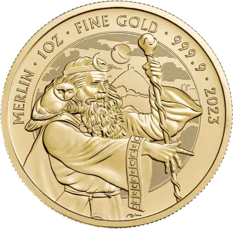 1 oz Merlin Myths and Legends Gold Coin | 2023