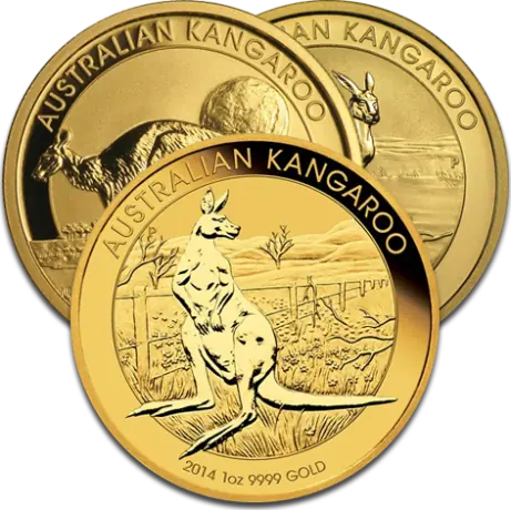 1 oz Nugget K&auml;nguru Goldm&uuml;nze (zweite Wahl)